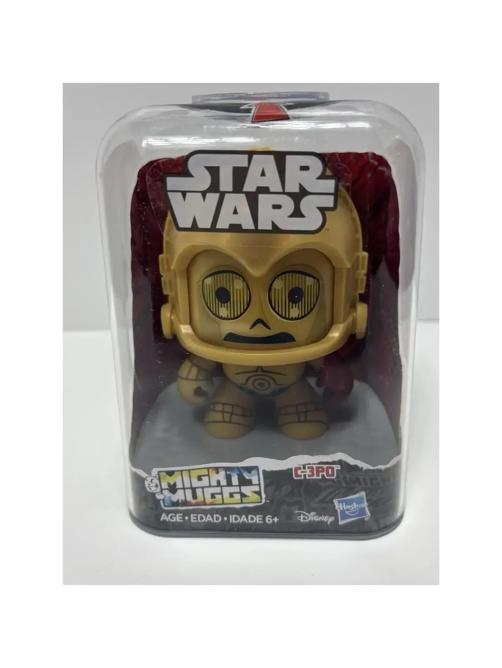 Star Wars Mighty Muggs C-3PO Action Figure Gold Droid Hasbro Collectible New